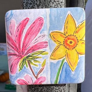 Magnolia & Daffodil Magnet