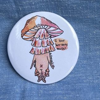 Lesbian Mushling Pin