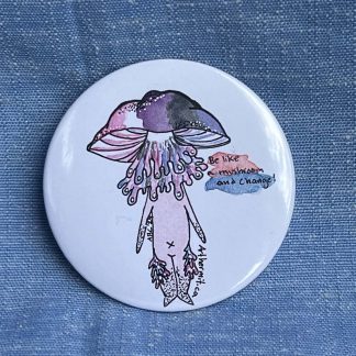 Genderfluid Mushling Pin